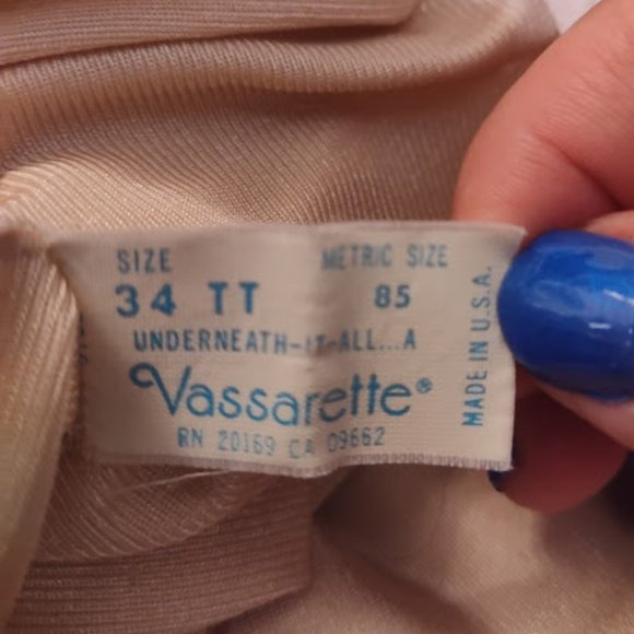Vintage Vassarette Champagne Slip Dress - Picture 12 of 13